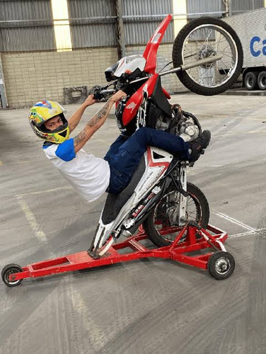 Projeto Aparelho Aprenda Grau De Moto Empinar Dar Grau Fácil