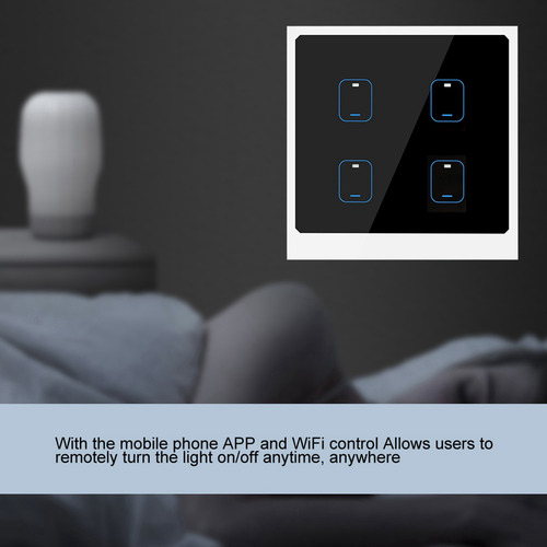 Control Remoto Por Voz Con Aplicación De Luz Táctil Wifi Int