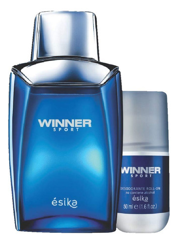 Set De Perfume Y Desodorante Esika L'bel Winner Sport Men 10