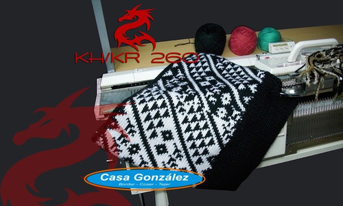 Imagen 4 de 7 de Máquina Con Suplemento Para Tejer Enigma Kh/kr-260