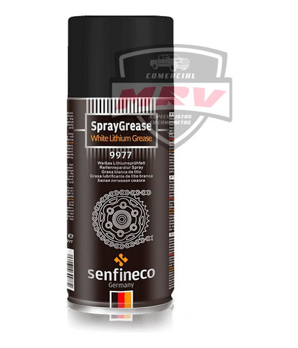 Grasa En Spray Blanca Con Litio Sanfineco Alemana 450 Ml