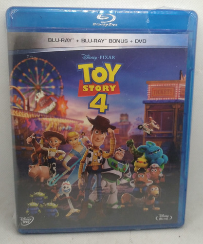 Toy Story 4 / 2 Blu Ray + Dvd / Nuevo