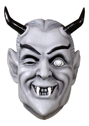 Máscara Halloween Mystic Seer The Twilight Zone Tot Látex Color Gris