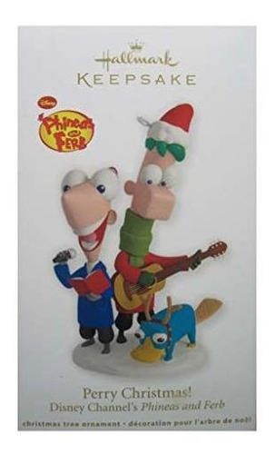 Sello De Navidad Perry - Phineas Y Ferb 2012 Ornamento.