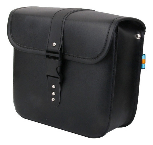 * . 1 Par Alforjas Laterales Silla Cuero Pu For Motocicleta