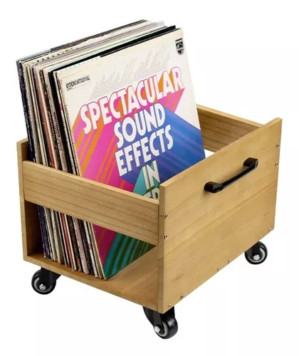 Caja porta vinilos