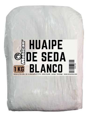 Huaipe De Seda Blanco Bolsa 1 Kg