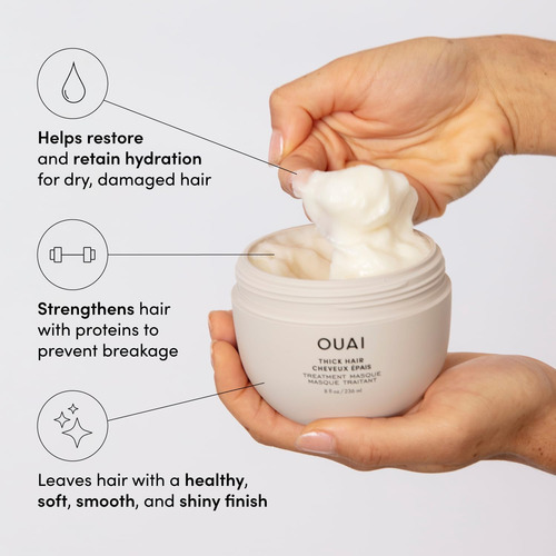 Mascarilla Capilar Ouai Thick Hair Con Aceite De Almendras,