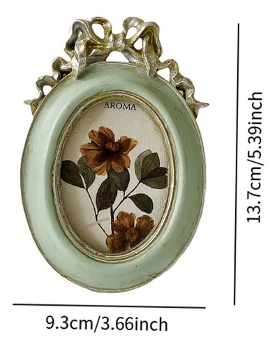Quadro Fotográfico Oval Look Vintage Ornate Picture Molding