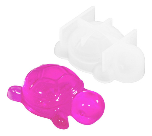 Molde De Silicona Con Forma De Tortuga, Resina Epoxi, Tamaño