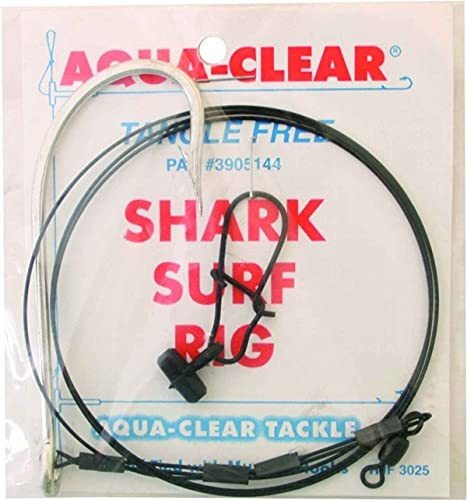 Rig Con Buscador De Peces  Tiburón  Aqua Clear 100 Lb 32  