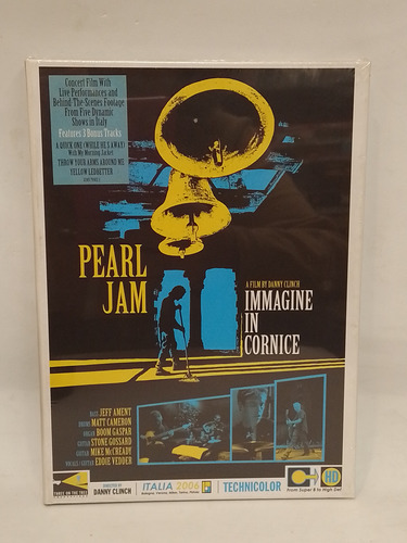 Pearl Jam Immagine In Cornice Dvd Nuevo 