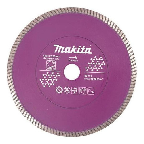 Disco Diamantado Turbo Continuo Porcelanato 7'' - Makita