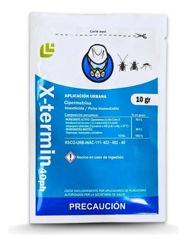 Insecticida Veneno Mata Cucarachas Chinches X-termin Asperso