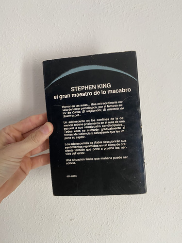 Libro Primera Edición Rabia Richard Bachman (stephen King) (Usado)