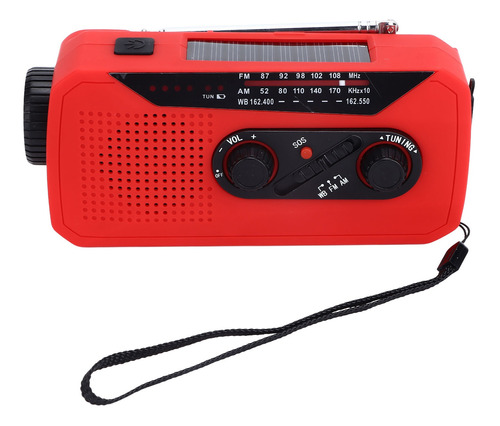 Linterna De Emergencia, Radio, Generación De Energía Manual,