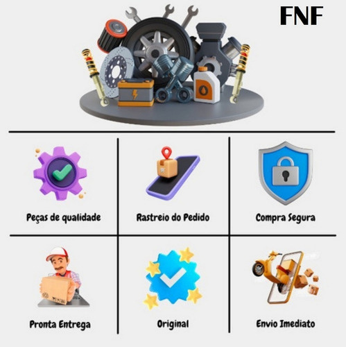 Par Amortecedor Dianteiro Onix Hatch 2020 2021 22 2023 2024