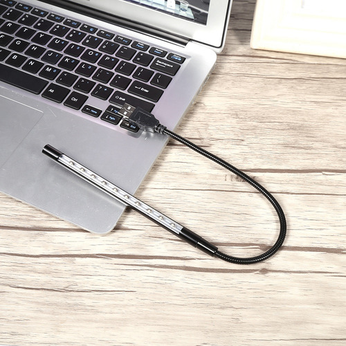 Linteria De Luz De Lectura De Led Mini Usb De 5v Flexible