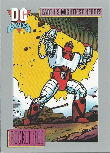 Barajita Rocket Red Dc Comics 1991 #74 Mightiest Heroes