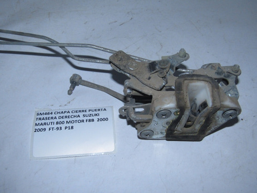 Chapa Cierre Puerta Trasera Suzuki Maruti 800 F8b 2000 2009