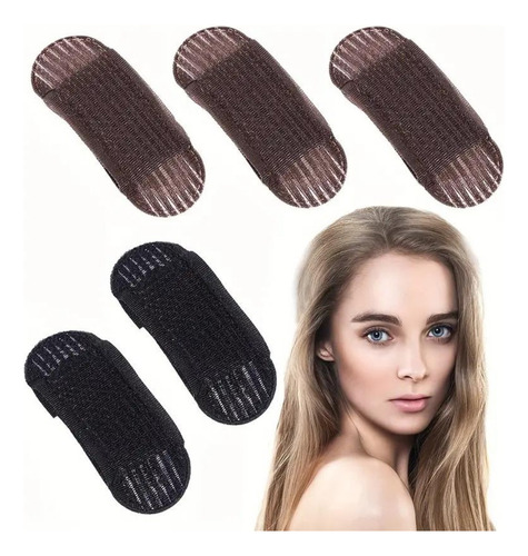 2 Pinzas Para El Pelo Para Dar Volumen Negro Y Marron