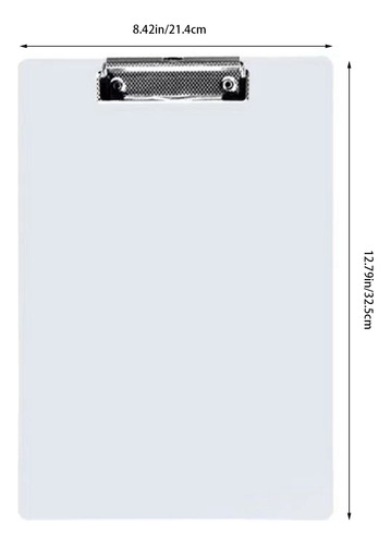 Carpeta A4 Con Clip, Tablero De Escritura, Bloc De Notas