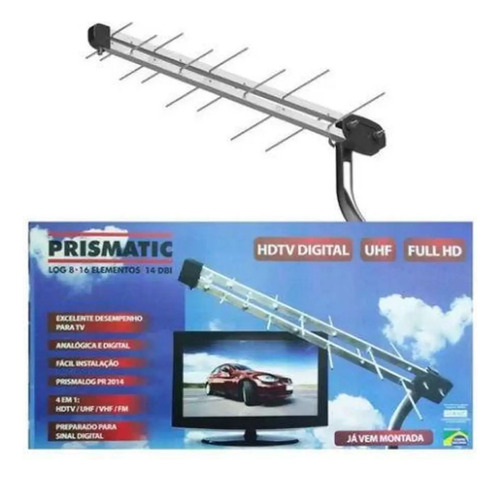 Antena externa digital en forma de espina de pescado de 16 elementos