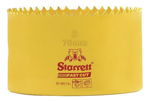 Serra Copo Fast Cut 3 76mm -fch0300-g- Starrett