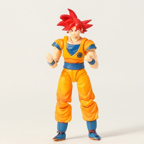 . .. Shf Dragon Ball Super Saiyan Dios Así Modelo De Acción