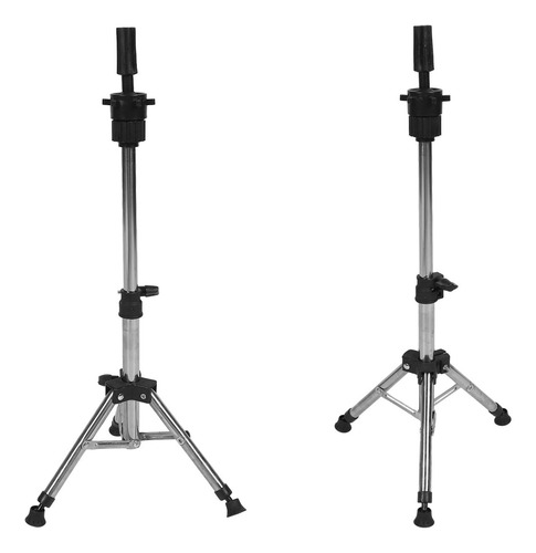 Trípode De Peluca Ajustable Con Soporte Para Cabeza De Maniq