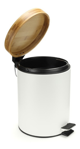 Imagen 7 de 10 de Tacho De Basura Cesto Residuos 5 Litros Pedal Cocina Baño