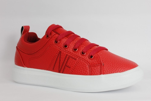 Imagen 1 de 4 de Tenis Casual Moda Urban Confort Para Mujer Polo Club Rojo