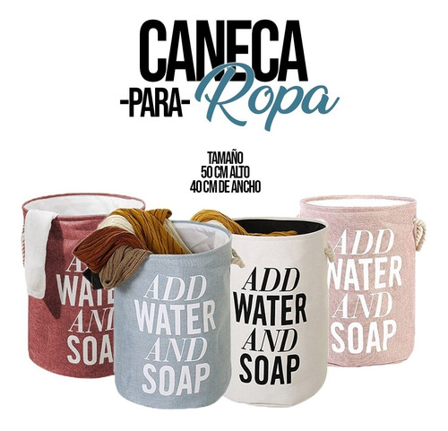 Canasta Ropa Sucia Colores Caneca Ropa | Cuotas sin interés