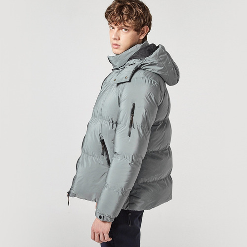 Campera Inflada Enki Grey