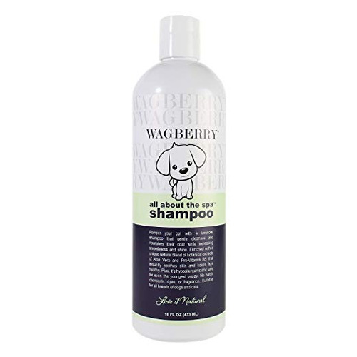 Wagberry Todo Sobre El Spa Shampoo - Champú Perro Y El Acond