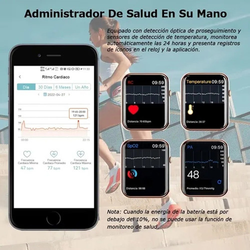 Reloj Inteligente Deportivo Para Mujer Q19 Pro Para Xiaomi H