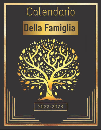 Libro: Calendario Della Famiglia 2022-2023: Agenda 5 Colones