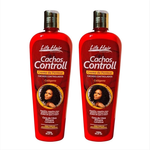 2 Ativador Cachos Crontol Life Hair 1kg Cachos Perfeitos Top