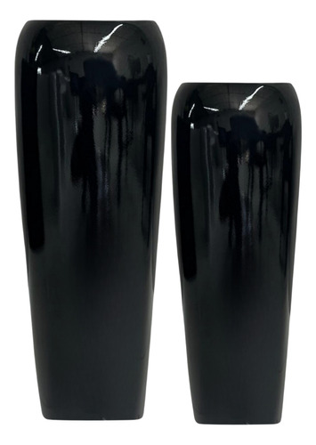 2 Vasos Fibra De Vidro Tipo Vietnamita 80cm E 65cm Florida