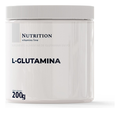 L-glutamina Em Pó 200g Nutrition Labs