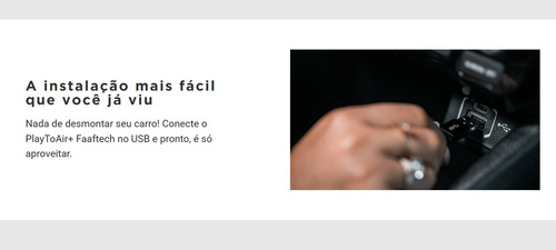 Espelhamento Play To Air+ Faatech Com Sistema Carplay