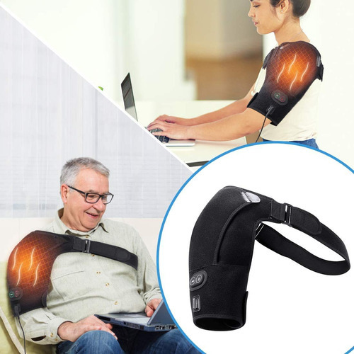 Almohadilla Térmica De Hombros Con Masajeador Eléctrico 2 En