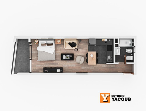 Imagen 23 de 30 de Departamento Venta 1 Dormitorio 1 Baño Balcón 45 Mts 2 Totales - La Plata-pozo-emprendimiento.
