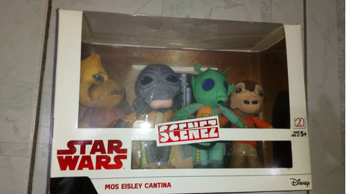 Star Wars Scenez Mos Eisley Cantina Figuras De Felpa 