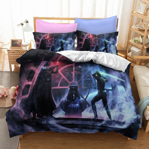 Juego De Ropa De Cama Y Funda De Edredón Star Wars, 1½ Plaza