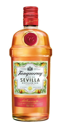 Imagen 1 de 5 de Tanqueray Flor De Sevilla Gin 700ml Inglaterra 41,3% X1 Unid