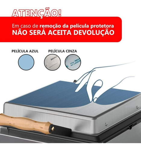 Sanduicheira Dog Lanche Prensa Elétrica Progas Pr700e 127V