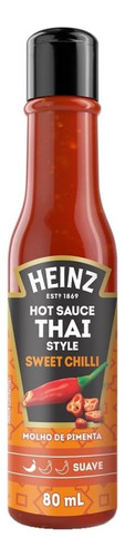 Molho De Pimenta Heinz Thai Sweet Chilli 80ml - Sabor Único