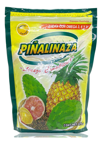 Fibra Piñalinaza (linaza Canadiense) En Polvo Sabor Piña 470