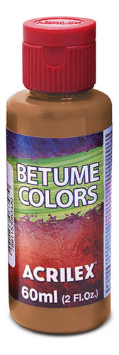 Betume Colors Acrilex 60ml Cor Castanho Claro